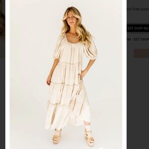 SHOP ZOCO Daymaker Dress in Sand